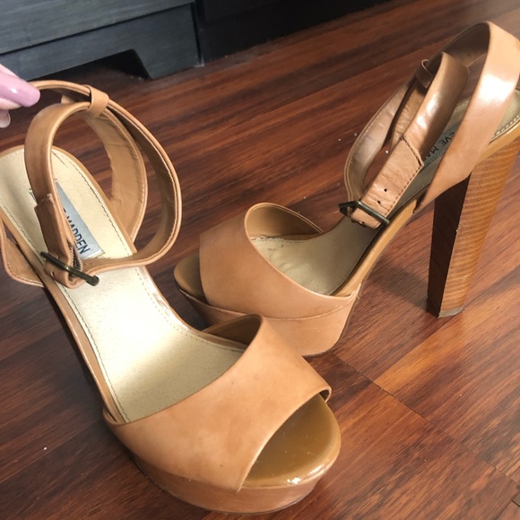 Steve Madden Ginger Platform Cognac 